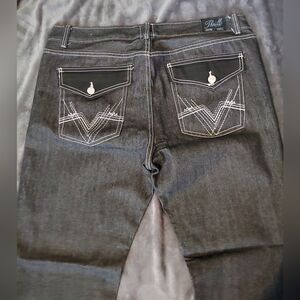 Thrills * Men's Black Denim Jeans * Size 42 * Pockets * Relaxed Fit